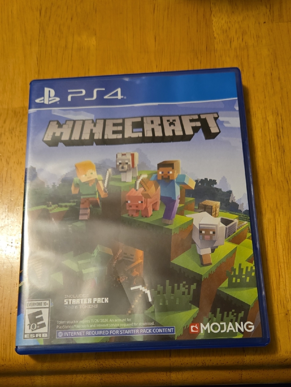 Minecraft PS4 Game Case - Blue Cover